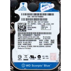 WD2500BEVT-75A23T0,...