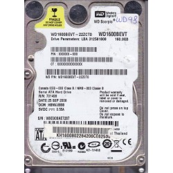 WD1600BEVT-22ZCT0,...
